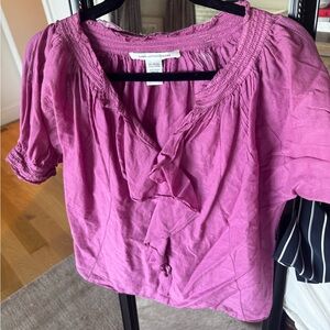 Diane Von Furstenberg Pink Top